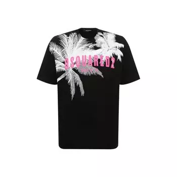 Хлопковая футболка Dsquared2