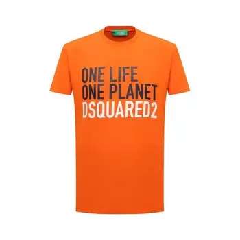 Хлопковая футболка Dsquared2