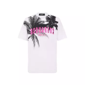 Хлопковая футболка Dsquared2
