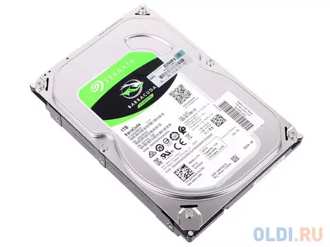 Жесткий диск HPE 1TB 3.5"(LFF) SATA 7.2k 6G NHP Entry 512e HDD (for ML10v2/ML10 Gen9/DL20 Gen9/Microserver Gen8/Microserver Gen10), 843266-B21