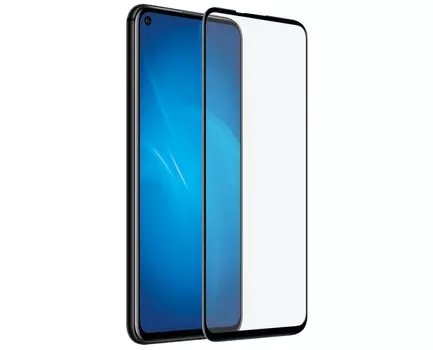 Закаленное стекло 3D DF hwColor-106 black с цветной рамкой (fullscreen+fullglue) для Huawei Honor 20/ Honor 20 Pro/ Nova 5T