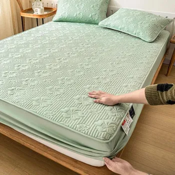 Класс А для матери и ребенка, простыня 160x200, утолщенное соевое волокно, антибактериальный ламинированный хлопок, мягкий, удобный 90x190x30cm