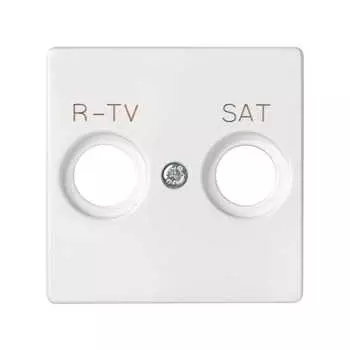 82097-30 Накладка для спутниковых радио-телевизионных розеток, S82, S82N, 82 Detail, белый Simon