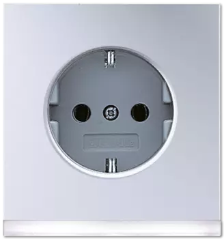AL2520-OLEDW SCHUKO-розетка с подсветкой LED Jung LS серия