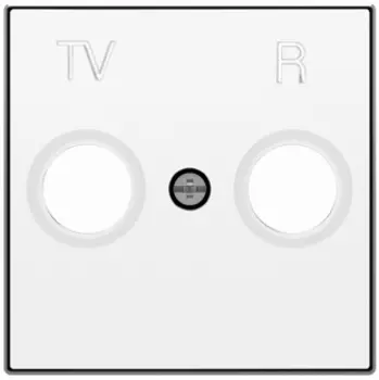8550 BL Накладка для TV-R розетки белый , ABB
