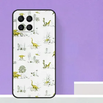 Рисунок динозавра для Samsung Galaxy M21 M51 M12 M32 M52 M13 M23 M33 M53 M34 M54 M30s M31s M15 M55 M20 чехол Samsung M30s