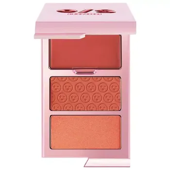 Палитра румян Cheek clapper 3D Blush Trio One/Size By Patrick Starrr, цвет freaky peach