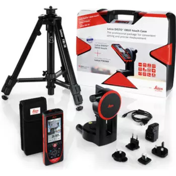Лазерный дальномер Leica DISTO D810 touch со штативом и адаптером