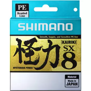 Леска плетеная Shimano Kairiki 8 PE 150 м разноцвет. 0.230 мм 22.5 кг