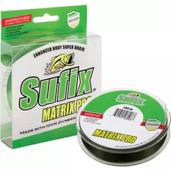 Леска плетеная SUFIX Matrix Pro зеленая 135 м 0.12 мм 8,1 кг