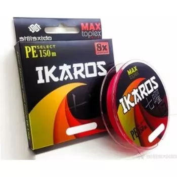 Леска плетёная Shii Saido Ikaros 8X, L-150 м, d-0,330 мм, test-18,12 кг, light pink