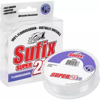Леска SUFIX Super 21 Fluorocarbon прозрачная 150 м 0.40 мм 12,4 кг