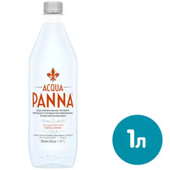 Вода Acqua Panna минеральная негазированная 1л