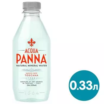 Вода Acqua Panna минеральная негазированная 330мл
