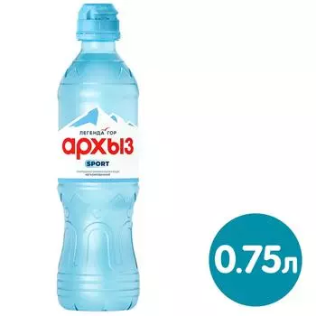 Вода Архыз Легенда гор минеральная негазированная 750мл