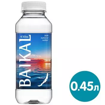 Вода Baikal 430м негазированная 450мл. Закажите онлайн!