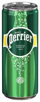 Вода Perrier минеральная столовая газированная 330мл