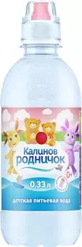 Вода детская Калинов Родничок питьевая с рождения 330мл