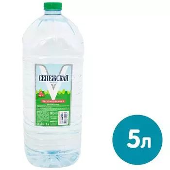 Вода Сенежская питьевая негазированная 5л (упаковка 2 шт.)