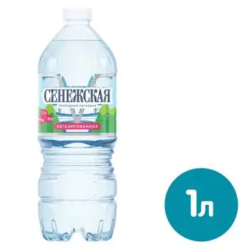 Вода Сенежская питьевая негазированная 1лс доставкой!