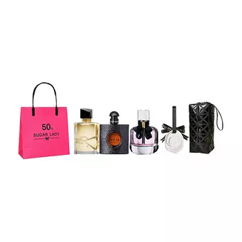 YVES SAINT LAURENT Парфюмерный наборau Libre+ Black Opium +Mon Paris+Ароматическая подвеска