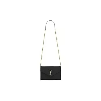 YVES SAINT LAURENT Сумка ENVELOPE Quilted Grain Embossed Leather Envelope Bag (Bag+Dust Bag)