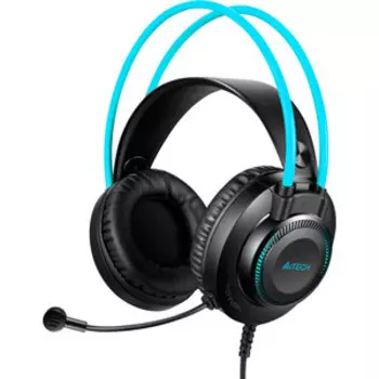 Наушники с микрофоном A4Tech Fstyler FH200U Blue