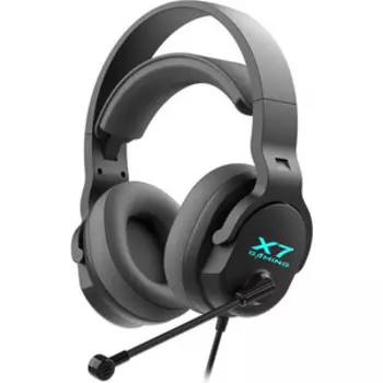 Наушники с микрофоном A4Tech XH-720p черный 2м мониторные оголовье