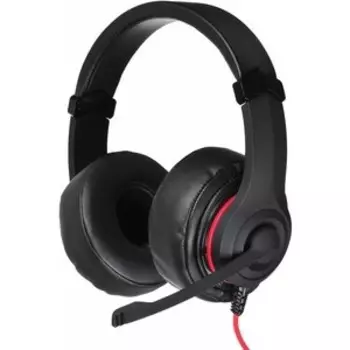 Наушники с микрофоном Oklick HS-L330G NIGHTMARE черный/красный 1.9м мониторные оголовье (359481)