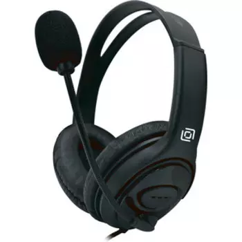 Наушники с микрофоном Oklick HS-M400 черный 1.8м накладные оголовье (1532019)