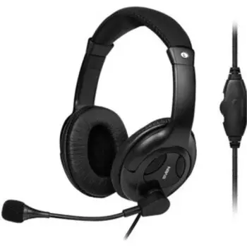 Наушники с микрофоном Sven AP-675MV черный 2.5м накладные оголовье (SV-014391) (SV-014391)