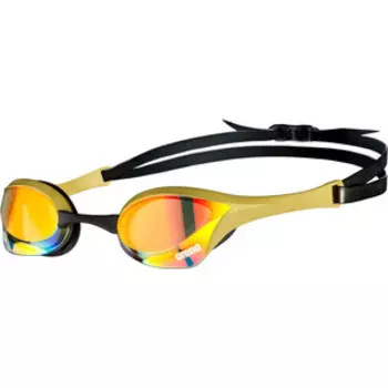 Очки для плававния Arena Cobra Ultra Swipe MR, арт. 002507330, зеркальные линзы, золотая оправа