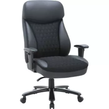 Офисное кресло Chairman CH414 экокожа/ткань, черный (00-07145955)