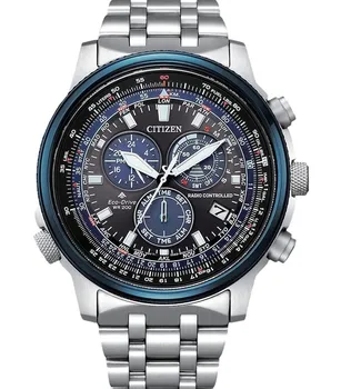 CITIZEN Promaster Sky Perpetual World Time 20ATM SS мужские часы CB5866-55E