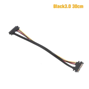 Sata 22 Pin между мужчинами и женщинами Удлинительный кабель Sata Sata 3 22Pin Кабель питания для передачи данных 10cm красный