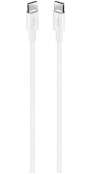 Кабель интерфейсный TTEC 2DK45B Type-C - Type-C 65W Fast Charge. Длина: 200 см. Цвет: белый
