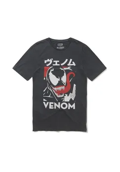 Футболка marvel venom japan с крутым принтом венома Re:Covered, черный