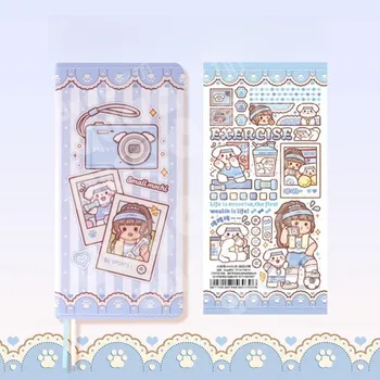 Новый блокнот Little Potato Weeks серии Y2K Grid Notebook Милый блокнот Girl Heart розовый