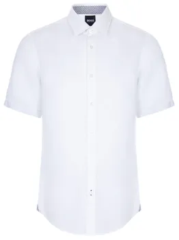 Рубашка Regular Fit льняная BOSS