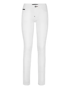 Джинсовые брюки Slim Fit PHILIPP PLEIN, белый