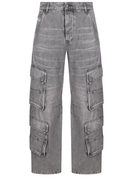 Джинсы-карго Loose Fit хлопковые DIESEL