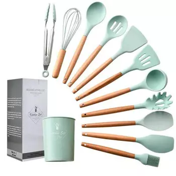 Набор кухонный 12пр Kitchen set голубой