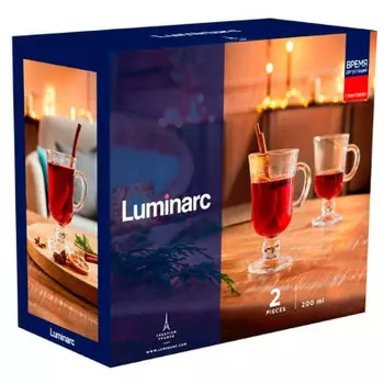 Набор кружек 2шт 200мл Luminarc время дегустаций глинтвейн q2844