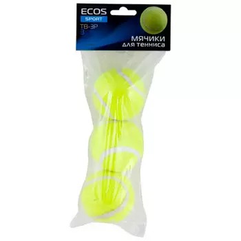Набор мячей для тенниса Ecos 3шт tb-3p 323113