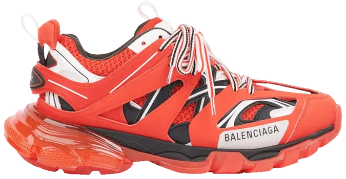 Кроссовки Balenciaga Track Sneaker 'Clear Sole - Red', красный