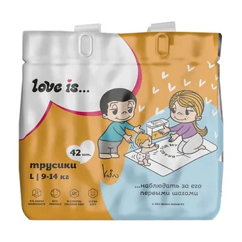 BRAND FOR MY SON Трусики "Love is…", L 9-14 кг. 42.0