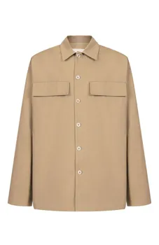 Хлопковая куртка-рубашка Jil Sander