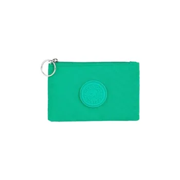 Автобус Визитная карточка ID Держатель кредитной карты Чехол Ключи Наушники Нейлоновые маленькие сумки для хранения Повседневные однотонные сумки для монет Кошельки Кошелек для денег светло-зеленый