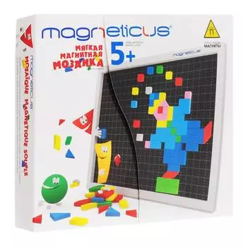 MAGNETICUS Магнитная мозаика, 7 цветов, листок с примерами