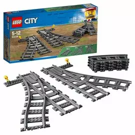 LEGO City Trains Конструктор "Железнодорожные стрелки"